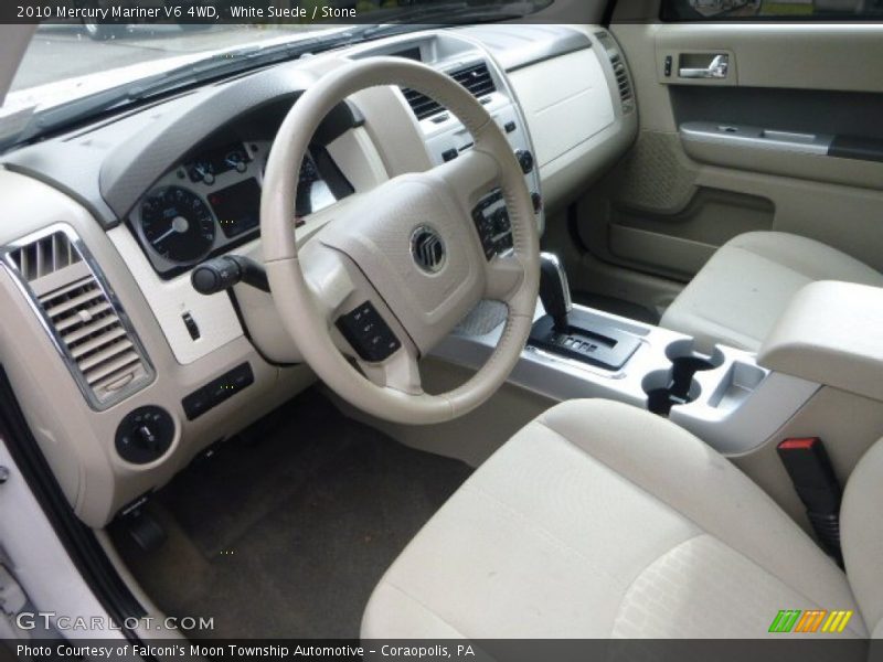 White Suede / Stone 2010 Mercury Mariner V6 4WD