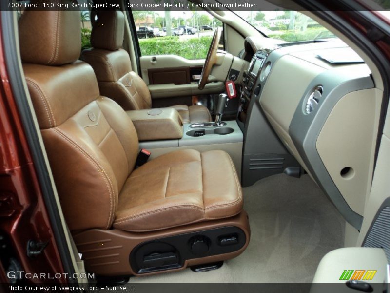 Front Seat of 2007 F150 King Ranch SuperCrew