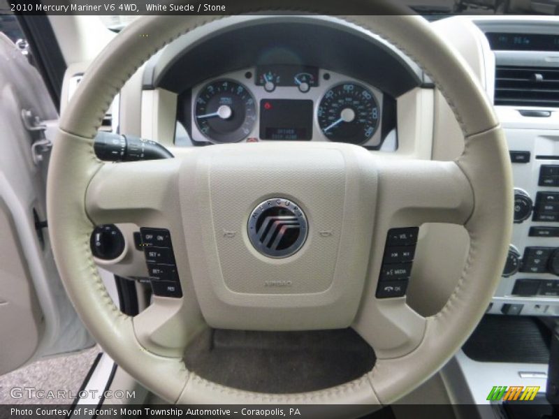White Suede / Stone 2010 Mercury Mariner V6 4WD