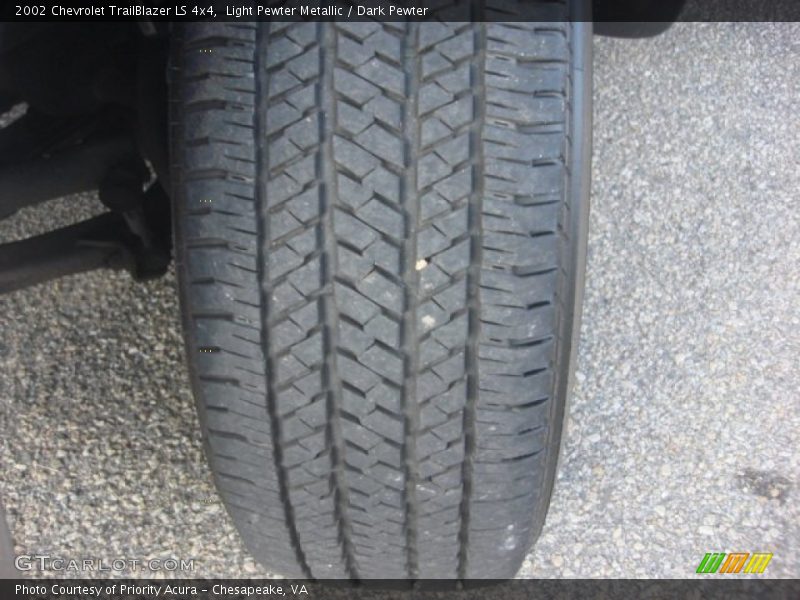 Light Pewter Metallic / Dark Pewter 2002 Chevrolet TrailBlazer LS 4x4