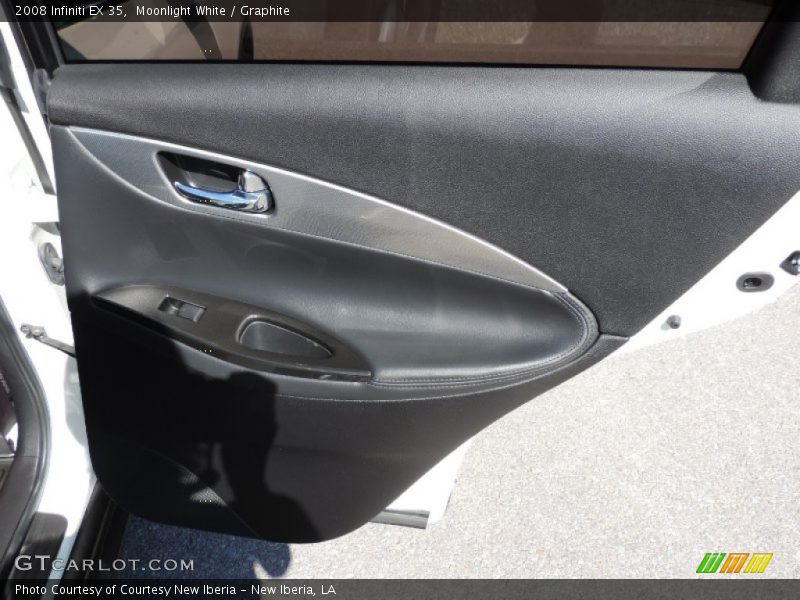 Moonlight White / Graphite 2008 Infiniti EX 35