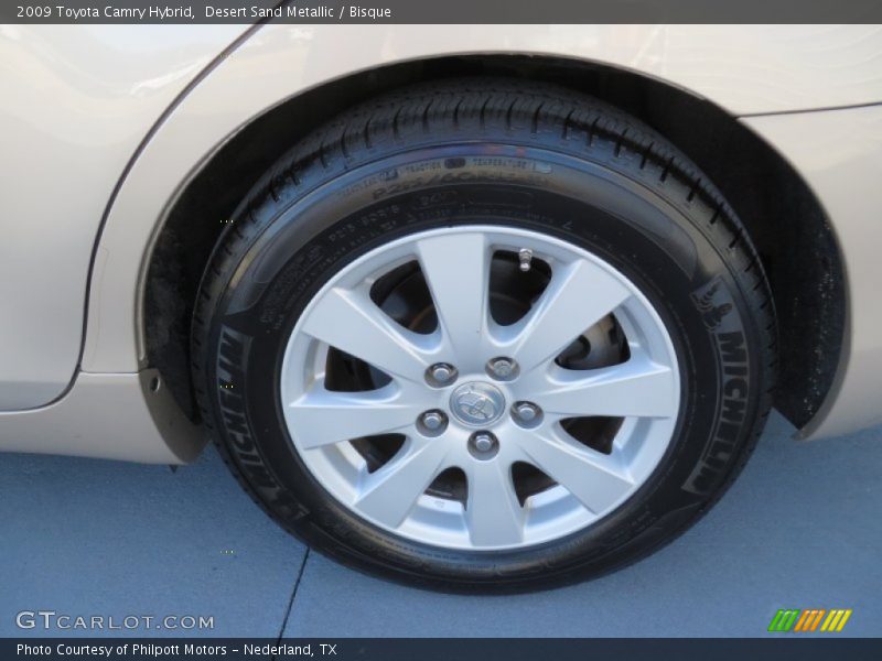 Desert Sand Metallic / Bisque 2009 Toyota Camry Hybrid