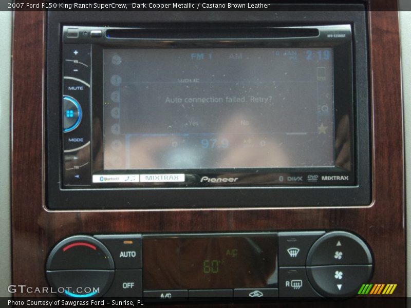 Dark Copper Metallic / Castano Brown Leather 2007 Ford F150 King Ranch SuperCrew