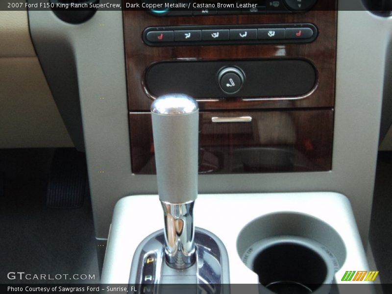 Dark Copper Metallic / Castano Brown Leather 2007 Ford F150 King Ranch SuperCrew