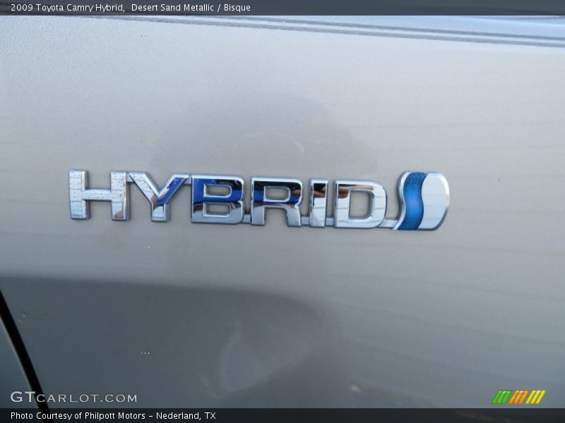 Desert Sand Metallic / Bisque 2009 Toyota Camry Hybrid