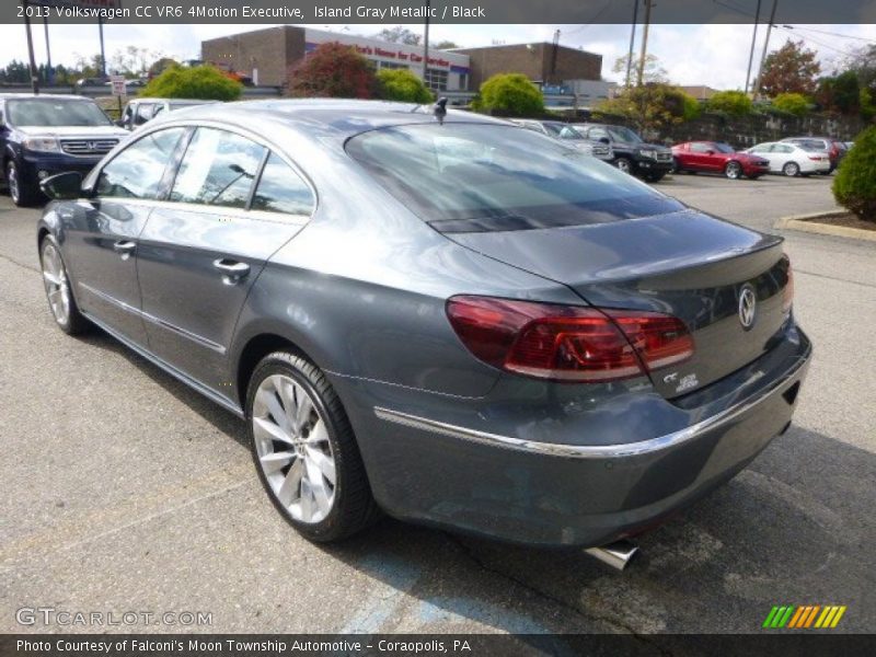 Island Gray Metallic / Black 2013 Volkswagen CC VR6 4Motion Executive