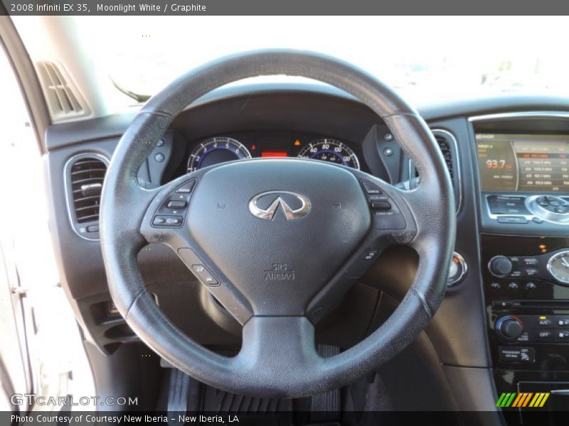 Moonlight White / Graphite 2008 Infiniti EX 35
