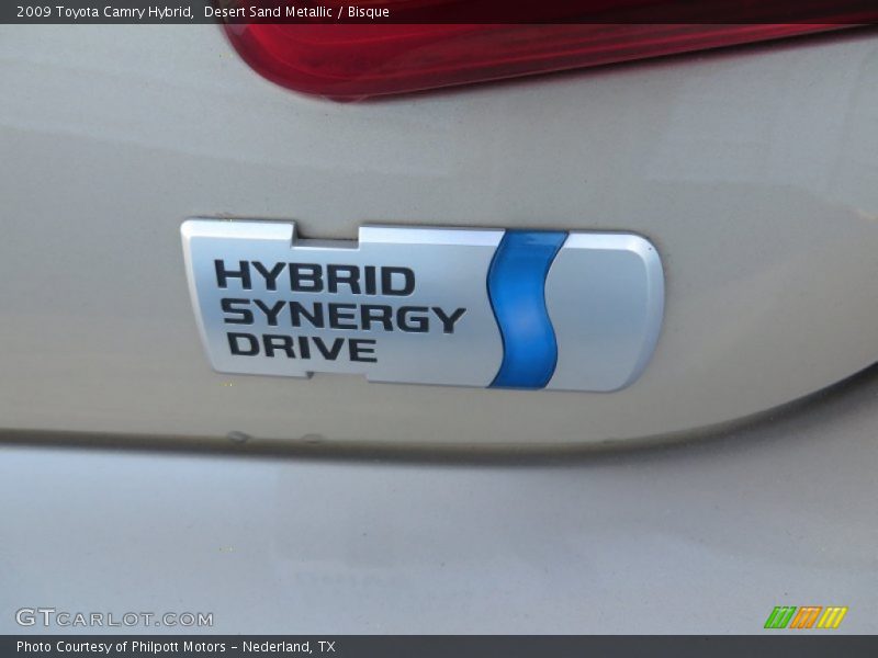 Desert Sand Metallic / Bisque 2009 Toyota Camry Hybrid