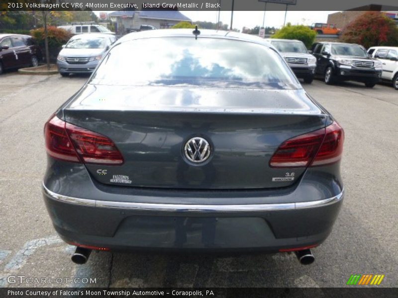 Island Gray Metallic / Black 2013 Volkswagen CC VR6 4Motion Executive