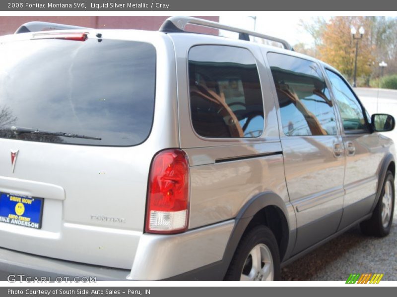 Liquid Silver Metallic / Gray 2006 Pontiac Montana SV6
