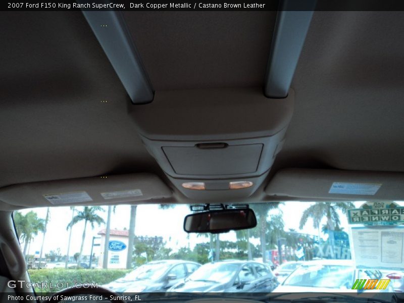 Dark Copper Metallic / Castano Brown Leather 2007 Ford F150 King Ranch SuperCrew