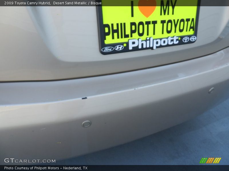 Desert Sand Metallic / Bisque 2009 Toyota Camry Hybrid