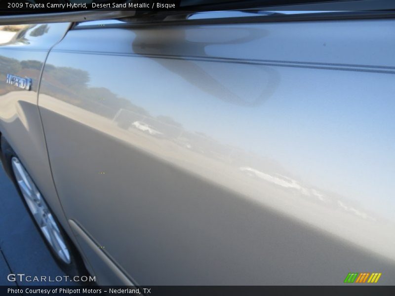 Desert Sand Metallic / Bisque 2009 Toyota Camry Hybrid