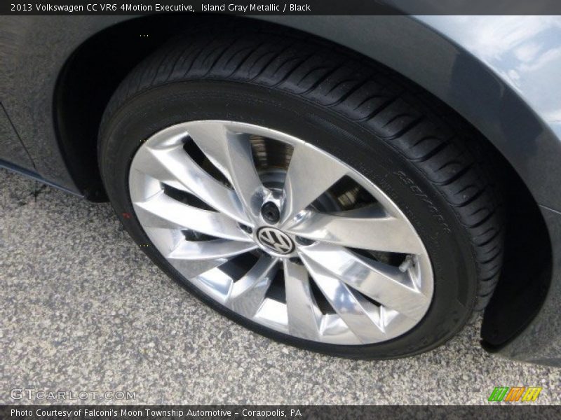 Island Gray Metallic / Black 2013 Volkswagen CC VR6 4Motion Executive