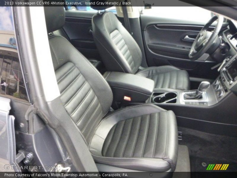 Island Gray Metallic / Black 2013 Volkswagen CC VR6 4Motion Executive