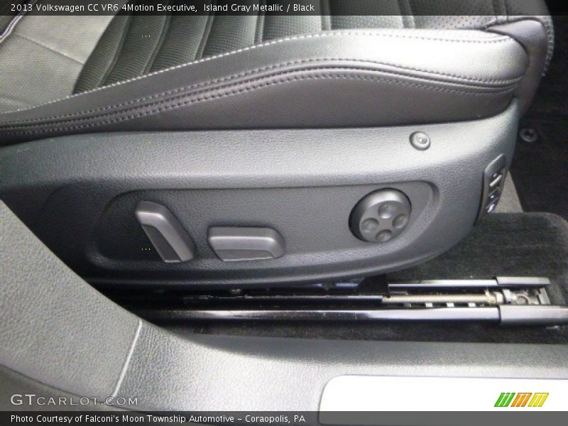 Island Gray Metallic / Black 2013 Volkswagen CC VR6 4Motion Executive