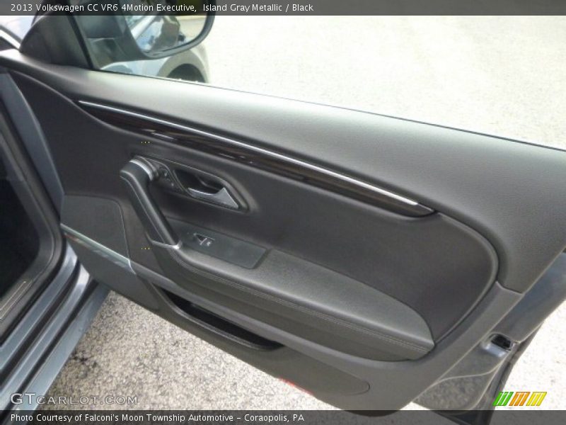 Island Gray Metallic / Black 2013 Volkswagen CC VR6 4Motion Executive