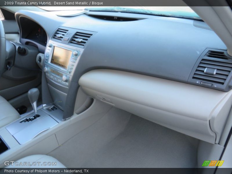 Desert Sand Metallic / Bisque 2009 Toyota Camry Hybrid
