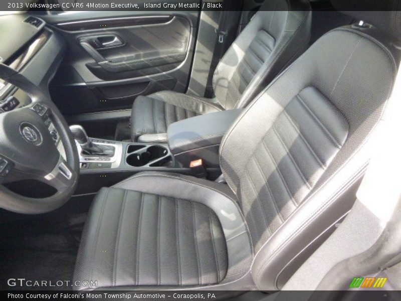 Island Gray Metallic / Black 2013 Volkswagen CC VR6 4Motion Executive