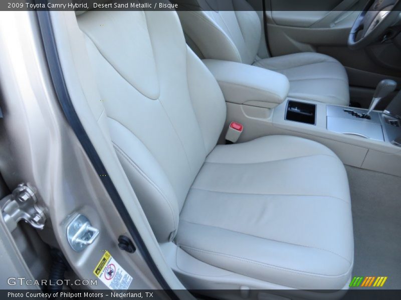 Desert Sand Metallic / Bisque 2009 Toyota Camry Hybrid