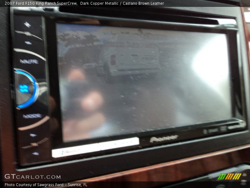 Dark Copper Metallic / Castano Brown Leather 2007 Ford F150 King Ranch SuperCrew