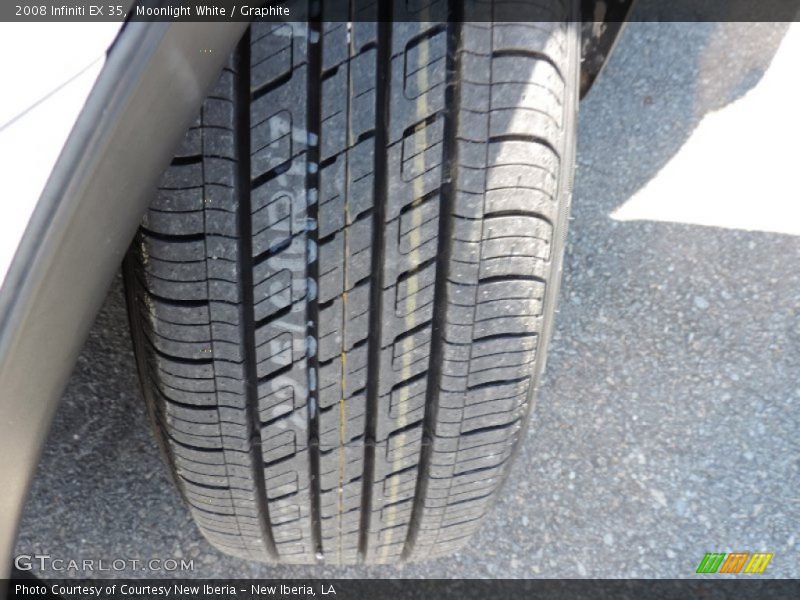 Moonlight White / Graphite 2008 Infiniti EX 35