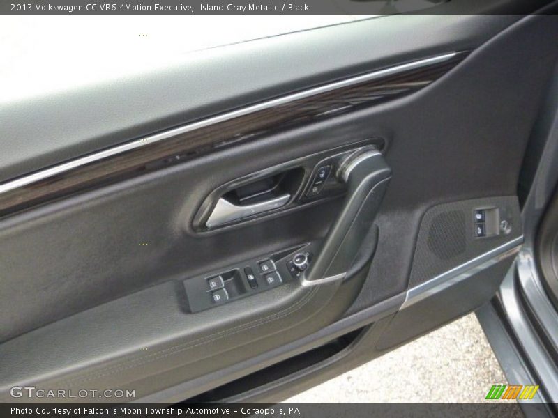 Island Gray Metallic / Black 2013 Volkswagen CC VR6 4Motion Executive