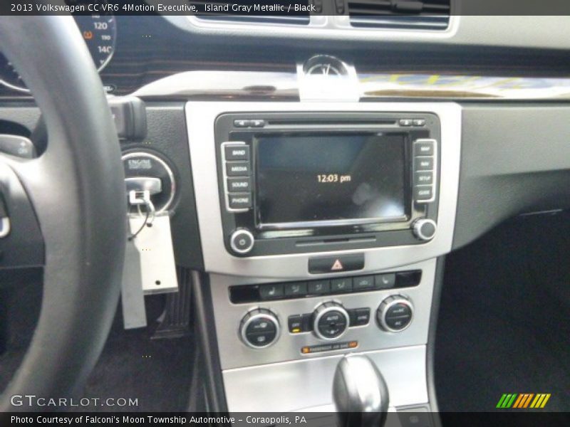 Island Gray Metallic / Black 2013 Volkswagen CC VR6 4Motion Executive