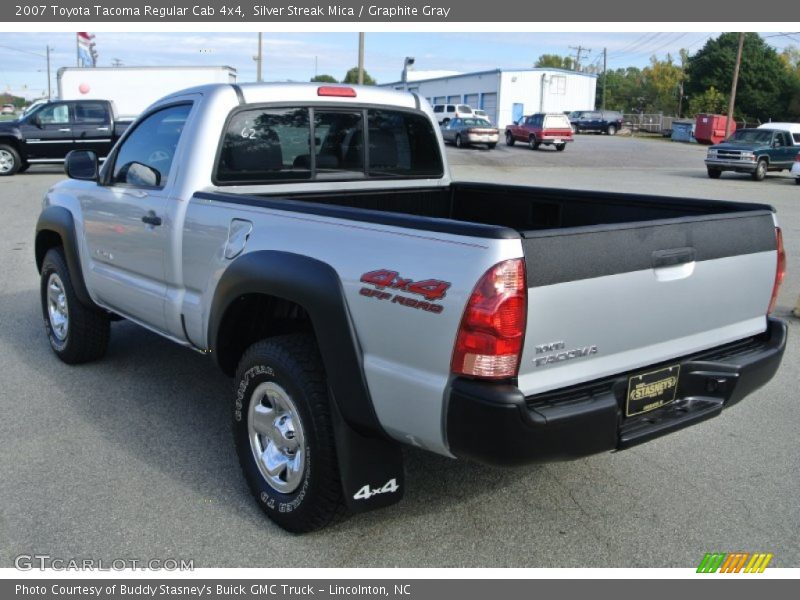 Silver Streak Mica / Graphite Gray 2007 Toyota Tacoma Regular Cab 4x4