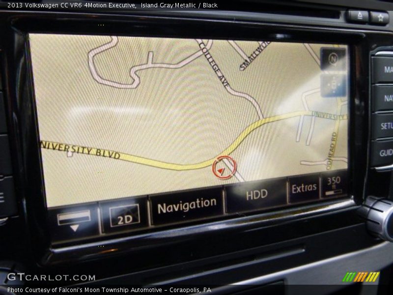 Island Gray Metallic / Black 2013 Volkswagen CC VR6 4Motion Executive