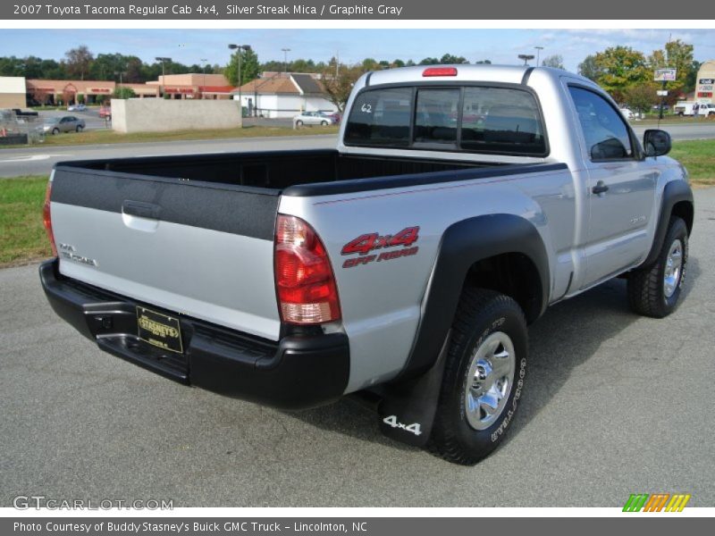 Silver Streak Mica / Graphite Gray 2007 Toyota Tacoma Regular Cab 4x4