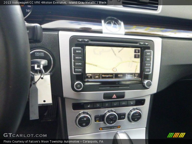 Island Gray Metallic / Black 2013 Volkswagen CC VR6 4Motion Executive
