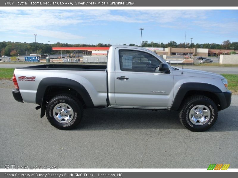 Silver Streak Mica / Graphite Gray 2007 Toyota Tacoma Regular Cab 4x4