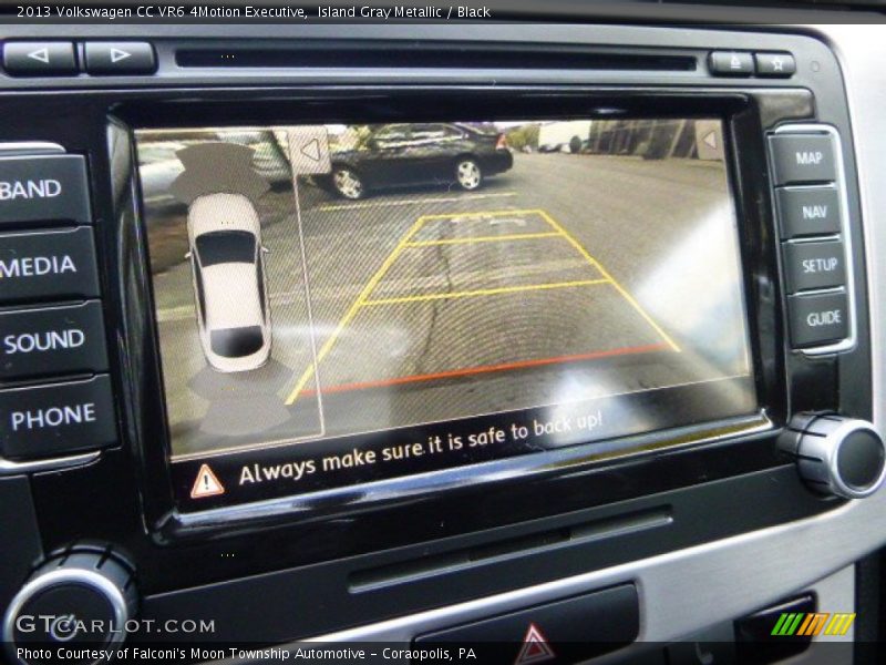 Island Gray Metallic / Black 2013 Volkswagen CC VR6 4Motion Executive