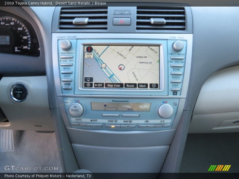 Desert Sand Metallic / Bisque 2009 Toyota Camry Hybrid