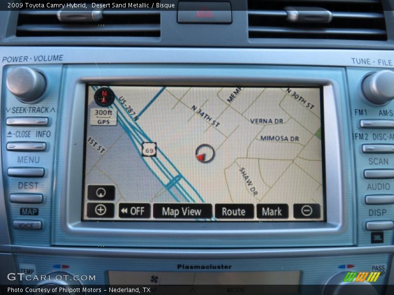 Desert Sand Metallic / Bisque 2009 Toyota Camry Hybrid