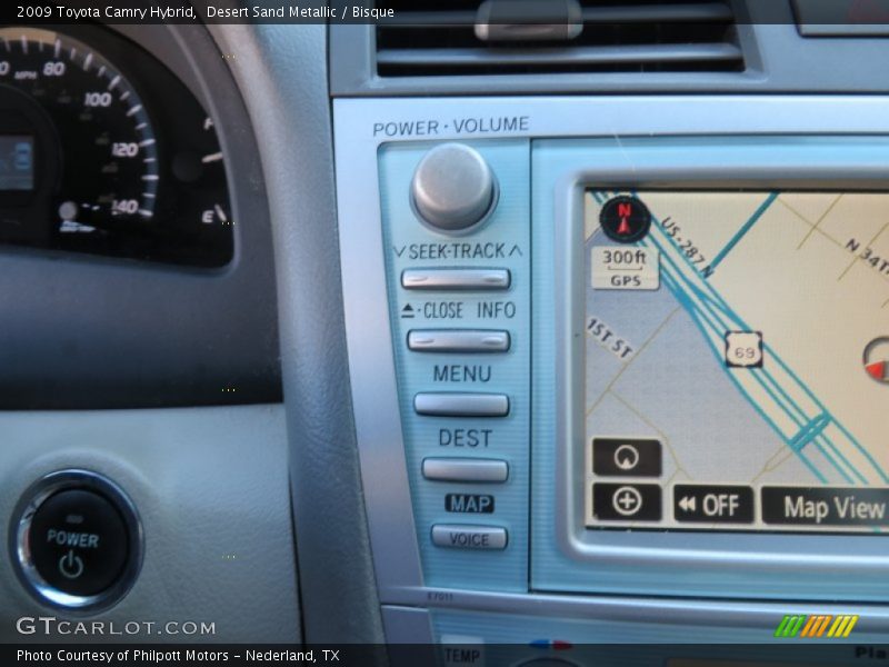 Desert Sand Metallic / Bisque 2009 Toyota Camry Hybrid