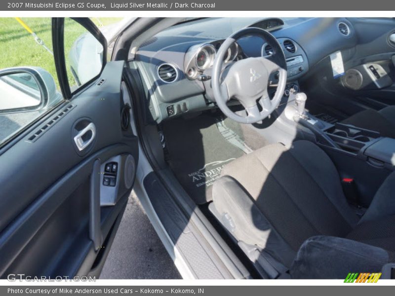 Liquid Silver Metallic / Dark Charcoal 2007 Mitsubishi Eclipse GS Coupe