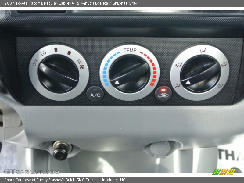 Controls of 2007 Tacoma Regular Cab 4x4