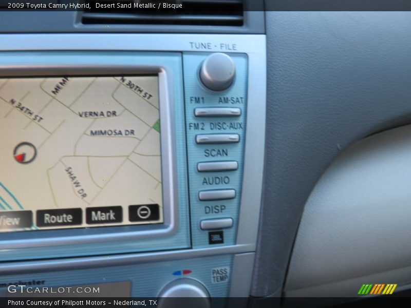 Desert Sand Metallic / Bisque 2009 Toyota Camry Hybrid