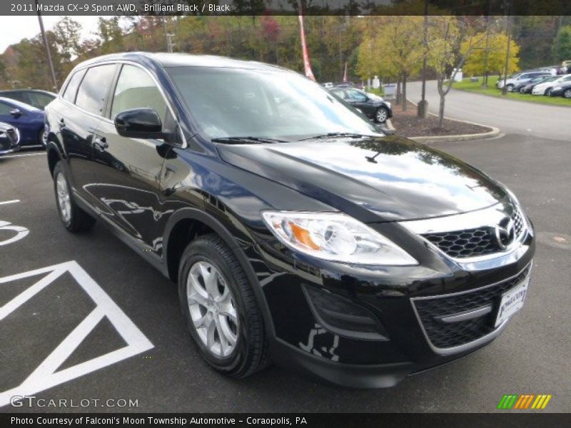 Brilliant Black / Black 2011 Mazda CX-9 Sport AWD