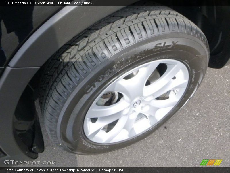 Brilliant Black / Black 2011 Mazda CX-9 Sport AWD