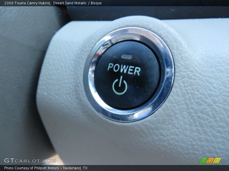 Desert Sand Metallic / Bisque 2009 Toyota Camry Hybrid