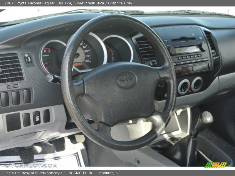 Silver Streak Mica / Graphite Gray 2007 Toyota Tacoma Regular Cab 4x4