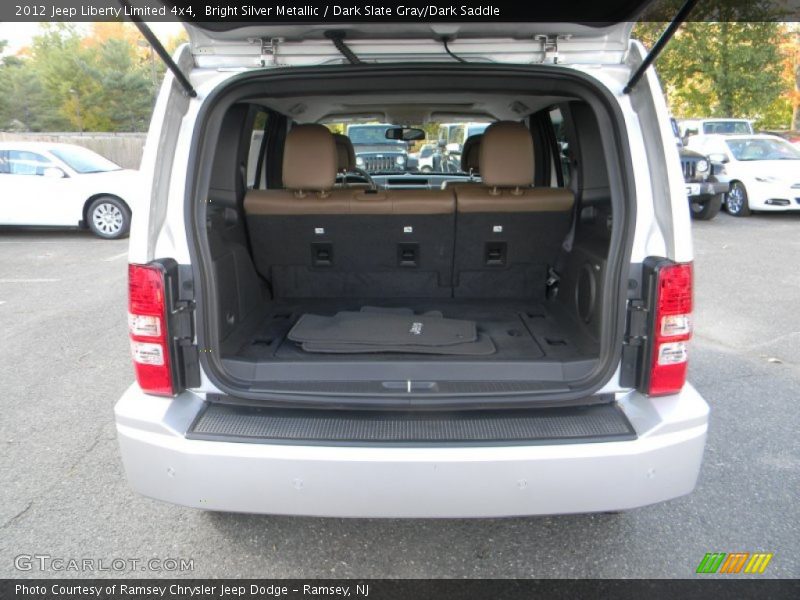 Bright Silver Metallic / Dark Slate Gray/Dark Saddle 2012 Jeep Liberty Limited 4x4