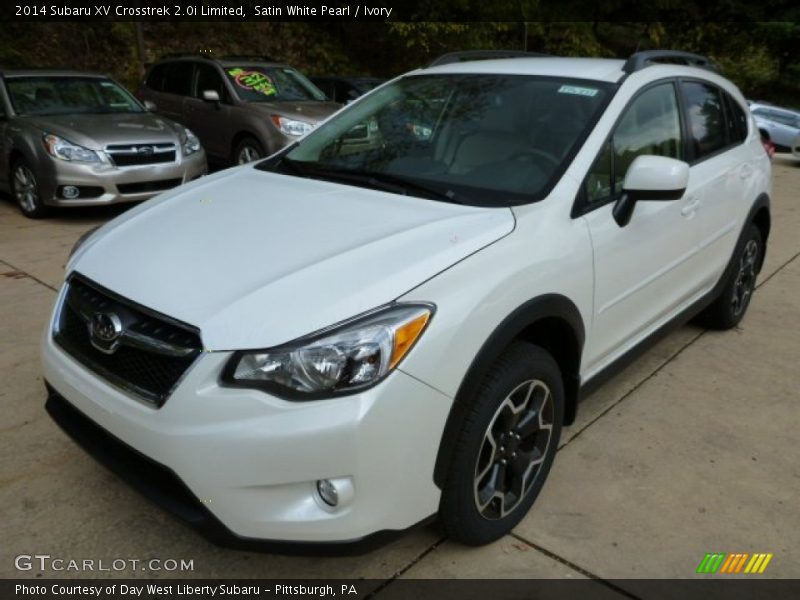 Satin White Pearl / Ivory 2014 Subaru XV Crosstrek 2.0i Limited