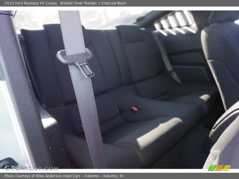 Brilliant Silver Metallic / Charcoal Black 2010 Ford Mustang V6 Coupe