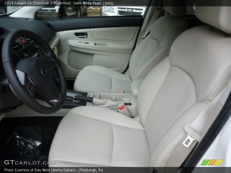 Front Seat of 2014 XV Crosstrek 2.0i Limited