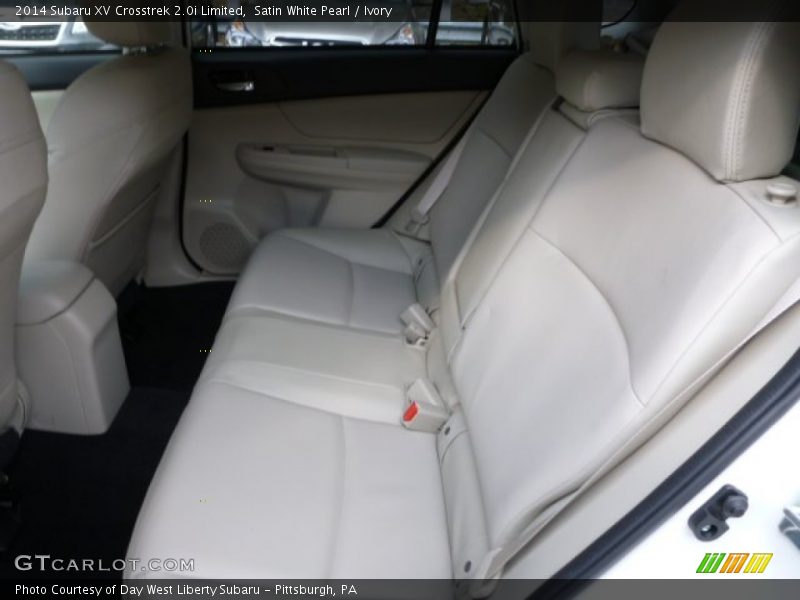 Rear Seat of 2014 XV Crosstrek 2.0i Limited
