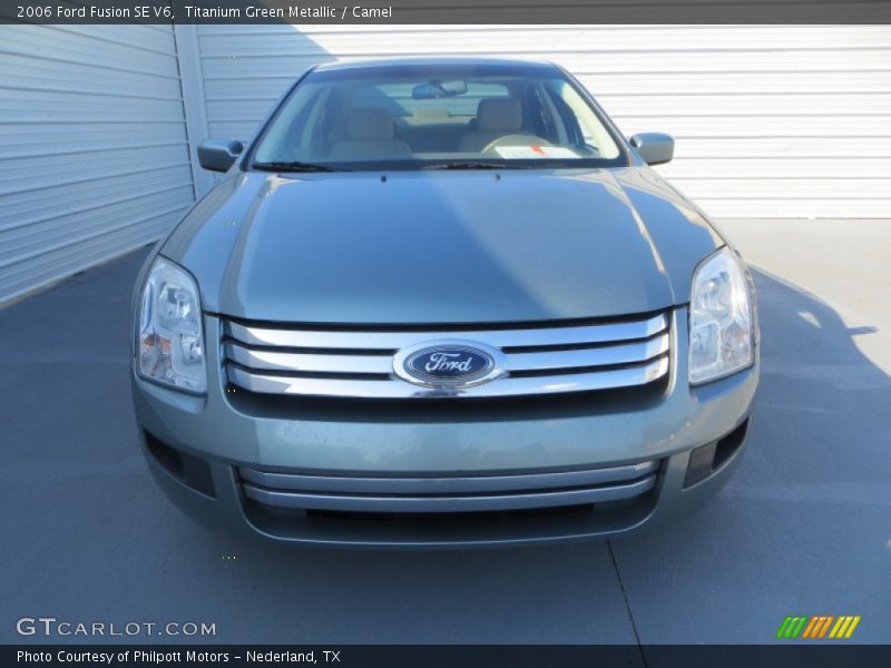 Titanium Green Metallic / Camel 2006 Ford Fusion SE V6